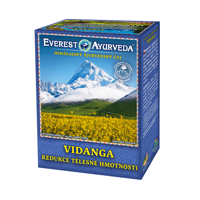VIDANGA čaj na hubnutí – ajurvédský čaj Everest Ayurveda