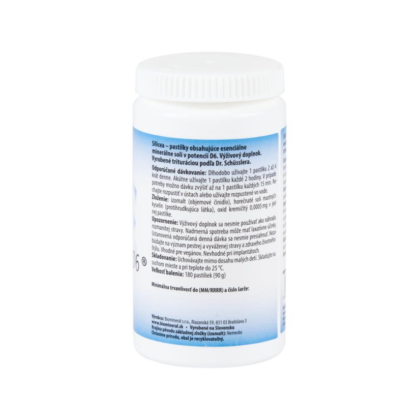 Silicea – Schüsslerova buněčná sůl č.11 Biomineral D6