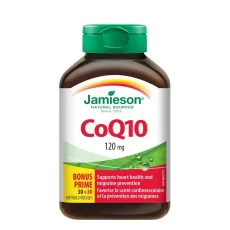 Koenzým Q10 120 mg Jamieson – podpora bunkovej energie