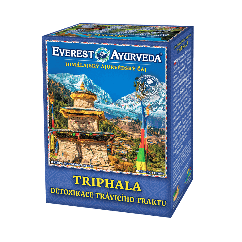TRIPHALA čaj na detoxikaci trávicího traktu – ajurvédský čaj Everest Ayurveda TRIPHALA čaj na detoxikaci trávicího traktu – ajurvédský čaj Everest Ayurveda