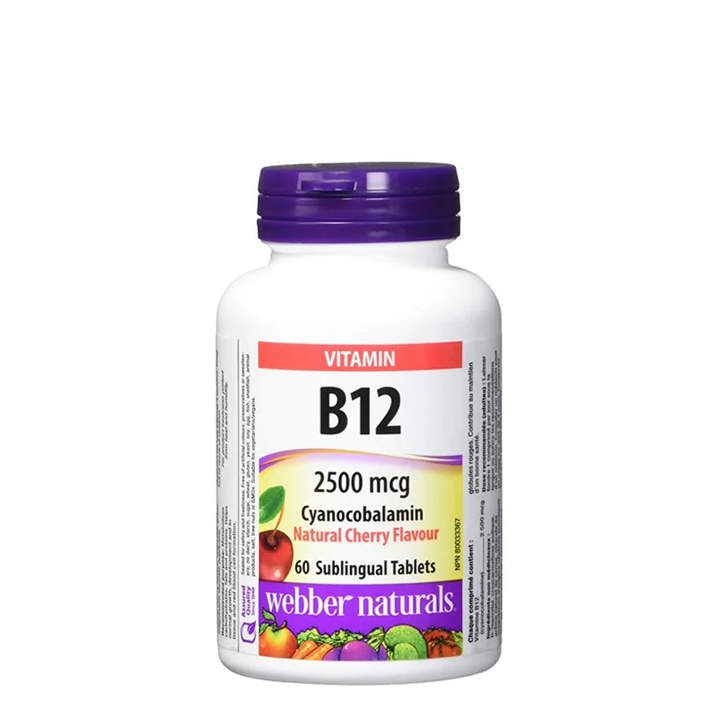 Vitamin B12 2500 μg – energie, nervy a tvorba červených krvinek