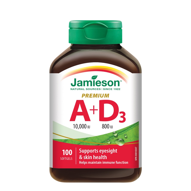 Vitamín A + D3, Jamieson