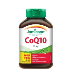 Koenzým Q10 60 mg Jamieson – podpora bunkovej energie