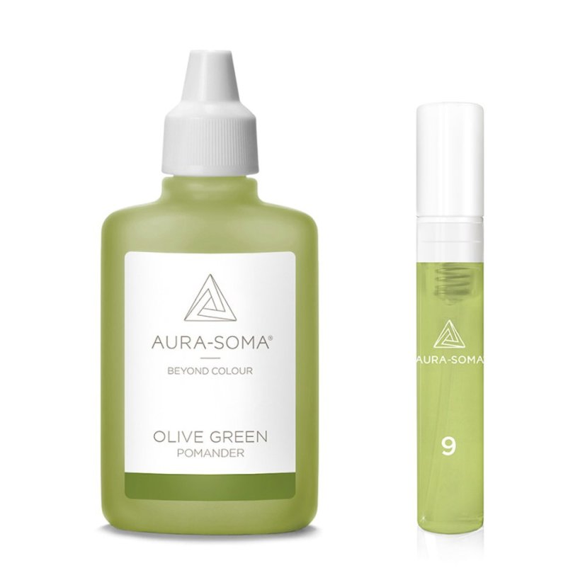 Aura-Soma Pomander Olive Green – olivově zelený