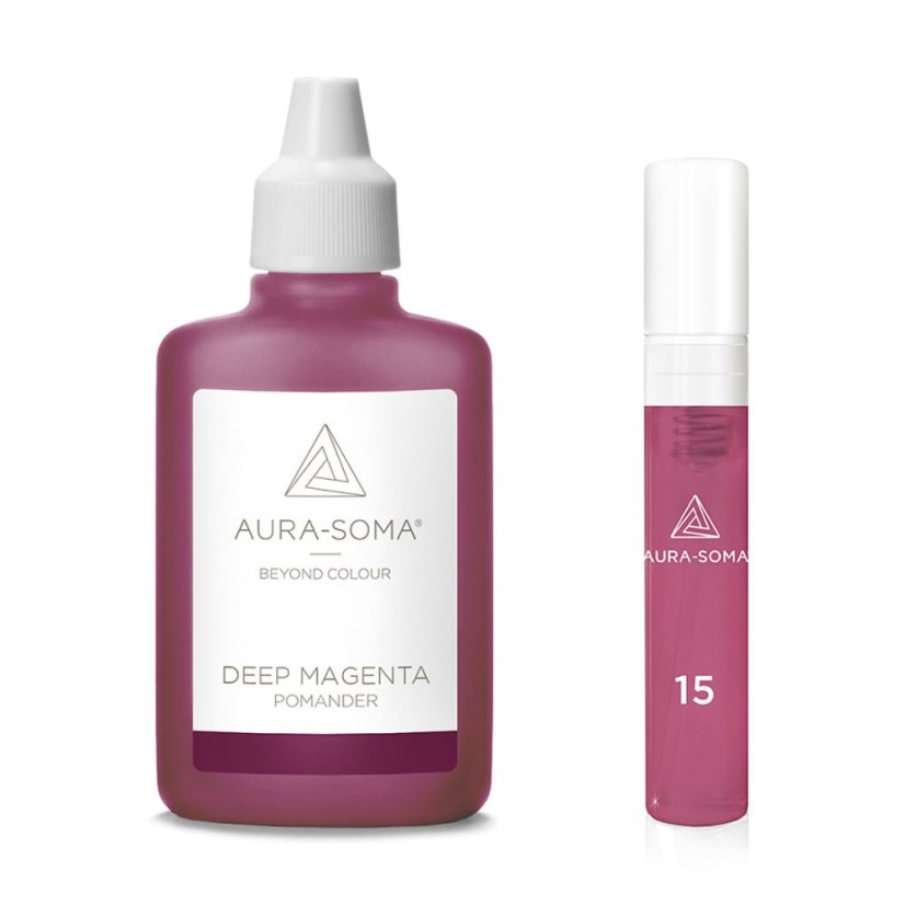 Aura-Soma Pomander Deep Magenta – tmavý magentový - Objem: 25 ml - P15