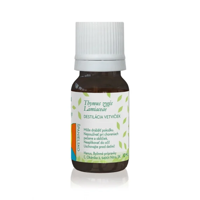 Tymián silice Hanus, linalolový typ – esenciální olej pro aromaterapii