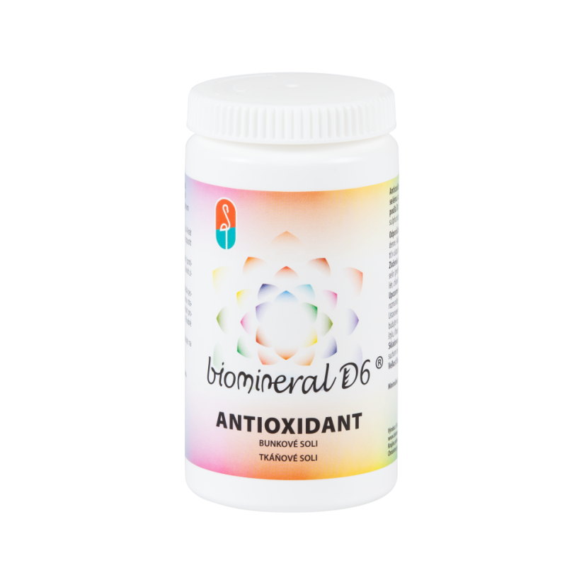 Antioxidant – 4 Schüsslerove bunkové doplnkové soli Biomineral D6