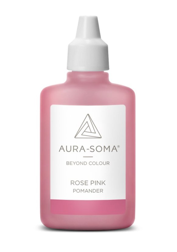 Aura-Soma Pomander Rose pink – ružový z ruží - Objem: 25 ml - P19
