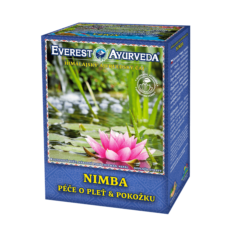NIMBA čaj na pokožku – ajurvédský čaj Everest Ayurveda