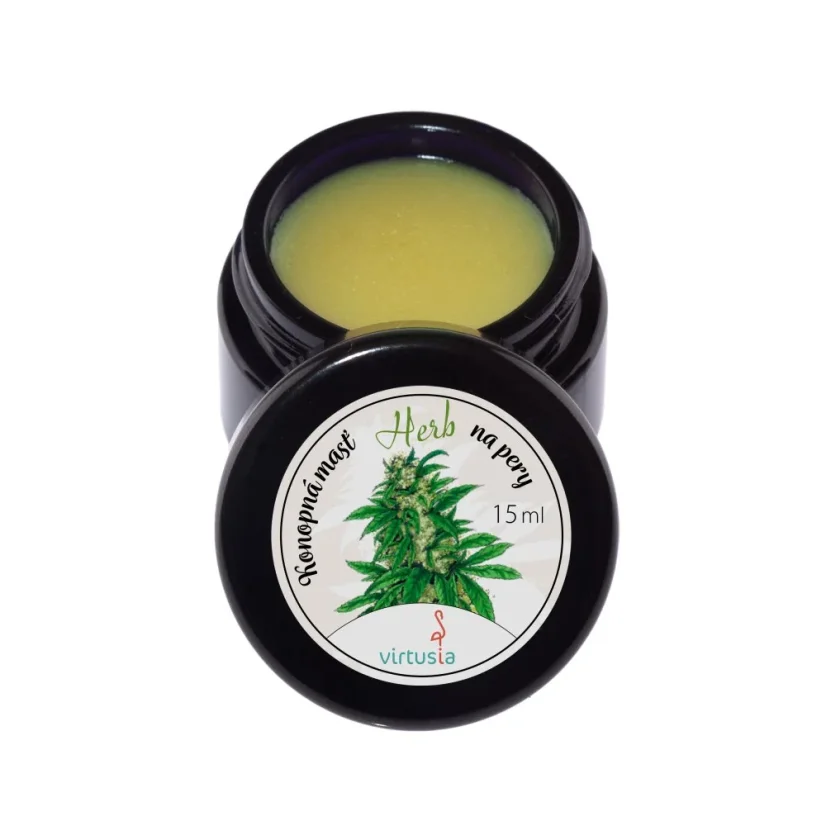 Konopná mast Herb na rty