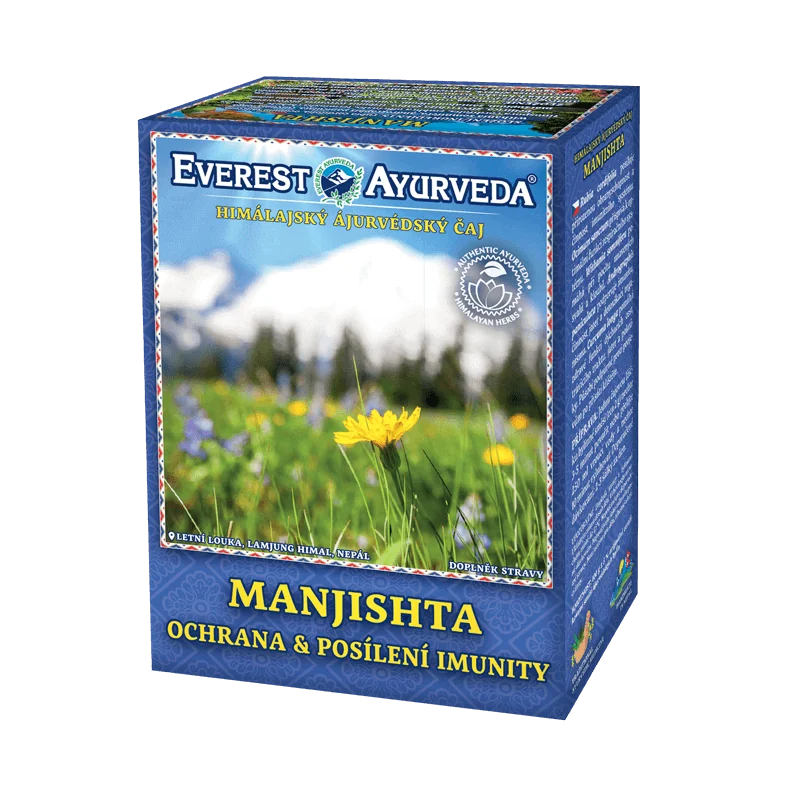 MANJISHTA čaj na posílení imunity – ajurvédský čaj Everest Ayurveda