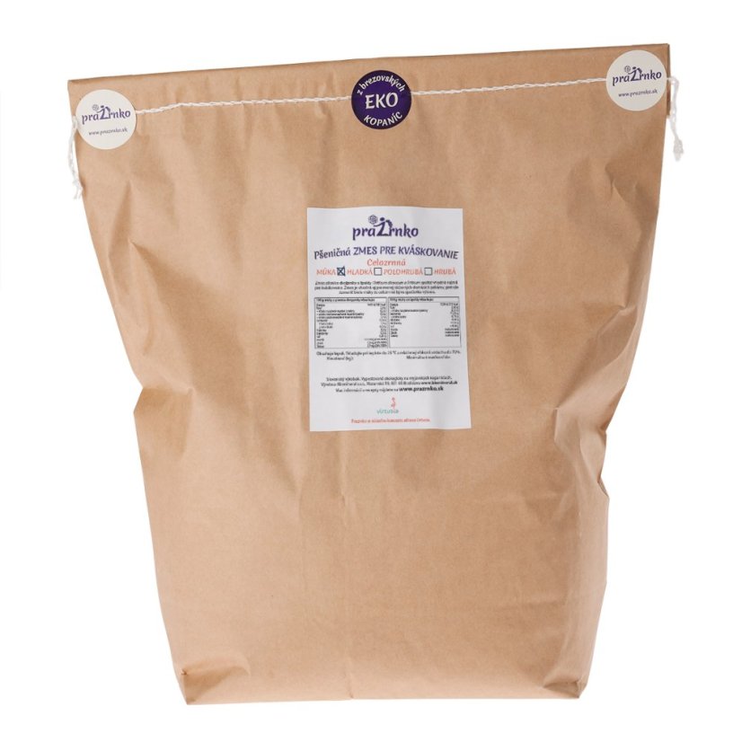 Zmes na kváskovanie múka celozrnná bezobalovo