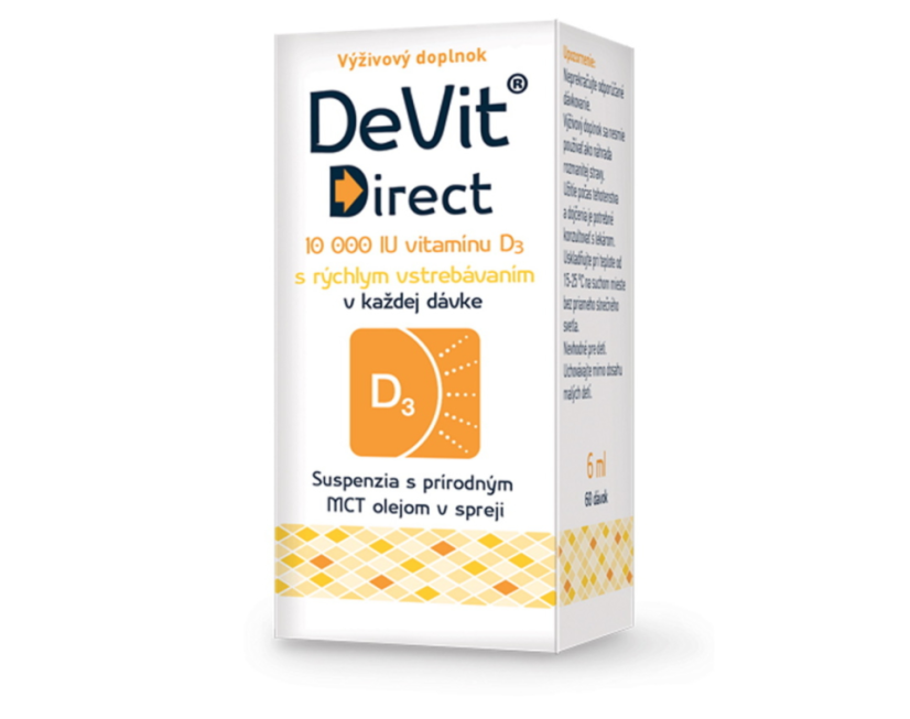 Vitamín D3 10 000 IU v spreji – podpora imunity, kostí a svalov