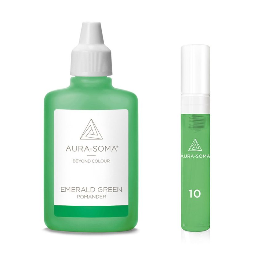 Aura-Soma Pomander Emerald Green – smaragdově zelený - Objem: 2,5 ml - PSVP10