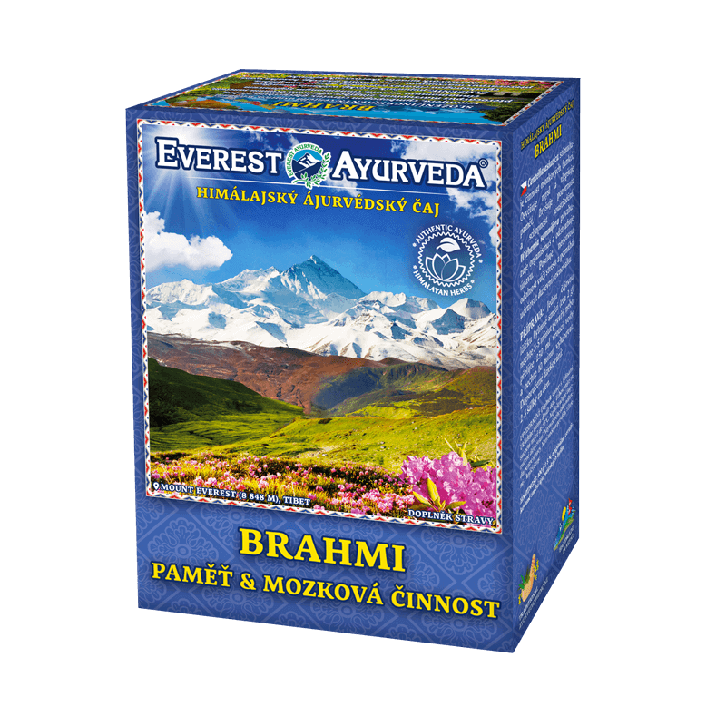 BRAHMI čaj na pamäť – ajurvédsky čaj Everest Ayurveda