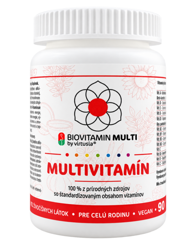 BIOVITAMIN MULTI – prírodný multivitamín z potravinových zdrojov v malých kapsuliach