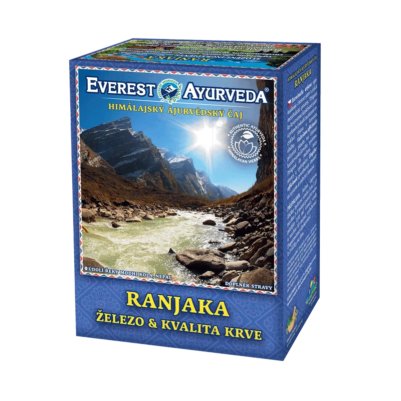 RANJAKA čaj na železo a krevní oběh – ajurvédský čaj Everest Ayurveda