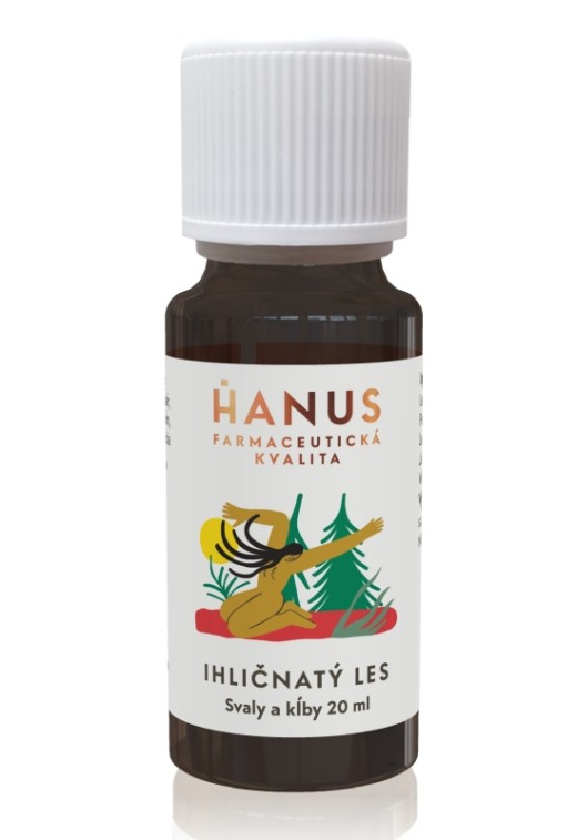 Jehličnatý les Hanus – směs éterických olejů pro aromaterapii