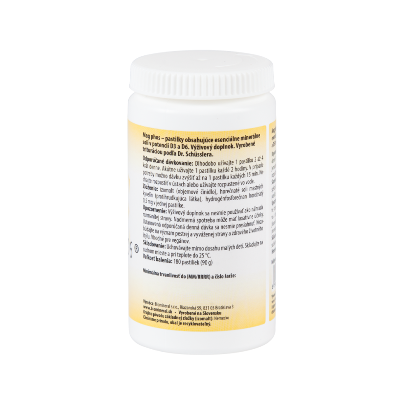 Magnesium phosphoricum – bunková soľ (Schüsslerova soľ č. 7) Biomineral D6