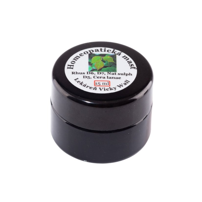 Homeopatická masť Rhus