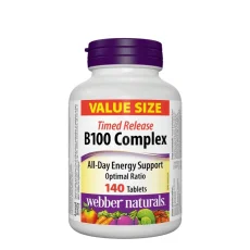 B100 Complex – vysokodávkový B-komplex pro energii a nervový systém