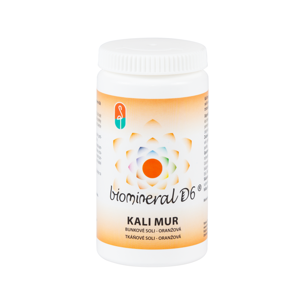 Biomineral D6 Kali mur – Schüsslerova bunková soľ č. 4, dóza